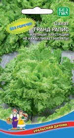 Салат Гранд Рапидс (Марс) Новинка! (среднеранний,лист средний ярко-зеленый,сочный,хрустящий,округлый,устойчив к болезням,холодостоек,до250гр)
