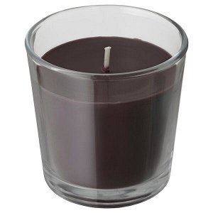 SINNLIG СИНЛИГ Ароматическая свеча в стакане, Перец/черный7.5 см