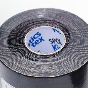 Кинезио тейп Spol Tape 5 см x 5 м, черный