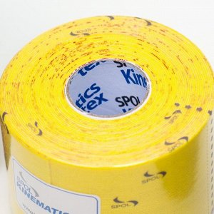 Кинезио тейп Spol Tape 5 см x 5 м, жёлтый