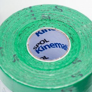 Кинезио тейп Spol Tape 5 см x 5 м, зелёный