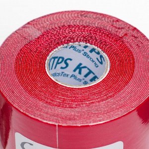 Кинезио тейп Spol Tape Strong корейский, 5 см x 5 м, красный