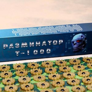 Аппликатор Кузнецова "Разминатор Т-1000", 70 колючек, плёнка, 23x32 см