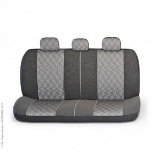 Авточехлы COMFORT, анатом. поддержка, велюр, 11 предм., карман, 6 молний, жаккард полипропилен, расцветка "Даймонд"