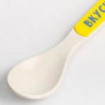 Ложка детская для кормления из бамбука «Песики»