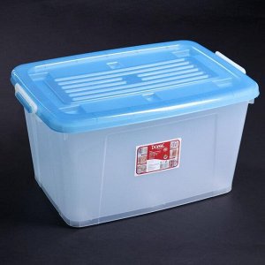 Ящик для хранения с крышкой Darel-box, 75 л, 70×49×37 см, цвет МИКС