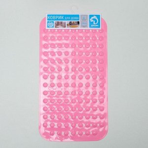 SPA-коврик для ванны на присосках Доляна «Пузырьки», 37x71 см, цвет МИКС