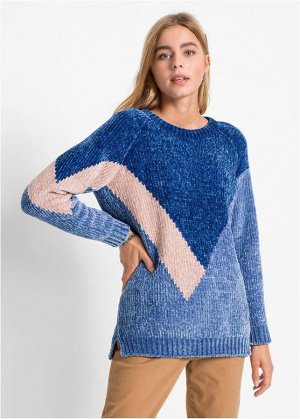Пуловер из шенилла