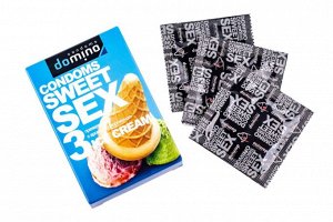 ПРЕЗЕРВАТИВЫ DOMINO SWEET SEX ICE CREAM 3штуки