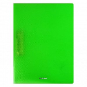 Папка с зажимом A4, 500 мкм, корешок 17 мм, ErichKrause Glance Neon, до150 листов, микс