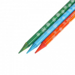 Карандаши цветные цельнографит 12 цветов Koh-I-Noor PROGRESSO MAGIC 8772, металлический пенал