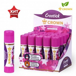 Клeй-карандаш Magic 8 г, Crown с цветным индикатором