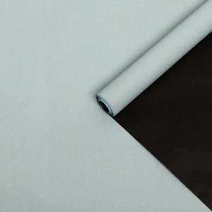 Бумага крафт двусторонняя, серый-черный, 0,6 х 10 м