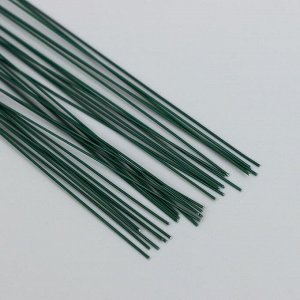 Проволока для творчества лакированная "Blumentag" 0.3 мм, 30 шт, 40 см, зеленый