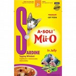 A-Soli Mii-O д/к пауч Сардина с японскими мальками 80г *48