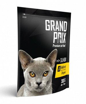 Сухой корм для кошек GRAND PRIX Adult Original с лососем 0,3кг