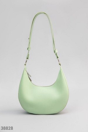 Зеленая сумка с плечевым ремнем