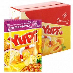 "YUPI" (МУЛЬТИФРУКТ) растворимый напиток 15г