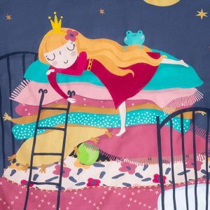 Постельное белье Этель 1,5 сп Sleeping princess 143x215 см, 150x214 см, 50x70 см -1 шт, 100% xл, бязь