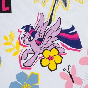 Hasbro Постельное белье 1,5 сп Pony girl My Little Pony 143*215 см, 150*214 см, 50*70 см -1 шт