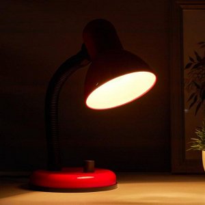 Настольная лампа 1x60W E27 красная (диммер) 14x14x32см