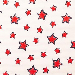 Постельное белье беби LoveLife Red stars 112*147 см, 60*120+20 см, 40*60 см