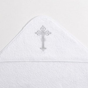 Полотенце крестильное с вышивкой 100% хлопок, 75 х 75 см