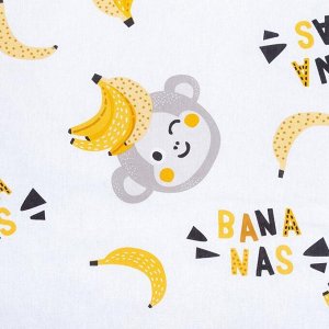 Постельное белье 1,5 сп Just bananas 143х215 см, 150х214 см, 50х70 см -1 шт