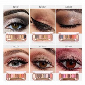 Тени O.TWO.O Rose Gold 9 color №6 18 g