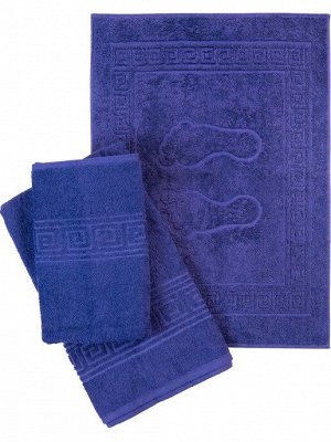 Полотенце для ног Вышневолоцкий текстиль т.синий 50X70