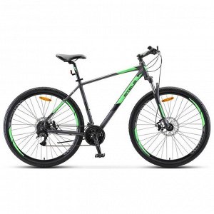 Велосипед 29" Stels Navigator-920 MD, V010, цвет антрацитовый/зелёный, размер 18,5"