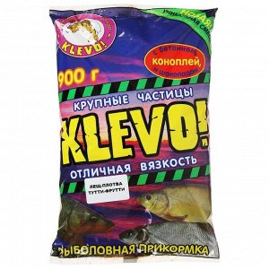 Прикормка «KLEVO-классик» лещ-плотва, цвет жёлтый, тутти-фрутти
