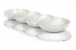 Менажница Аллегро белая с крышкой - Tupperware®