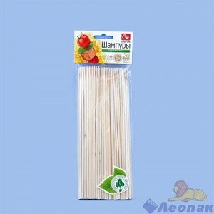Шампуры деревянные GRIFON ECO, 20 см  в уп. 1*100  (72 уп в кор) Арт. 400-101/1