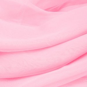 Ткань Вуаль 280 см 34 цвет розовый