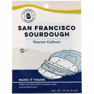 Cultures for Health, San Francisco Sourdough, 1 Packet, .19 oz (5.4 g)