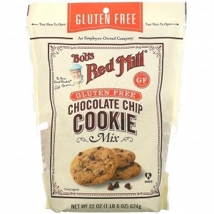 Bob's Red Mill, Chocolate Chip Cookie Mix, Gluten Free, 22 oz (624 g)