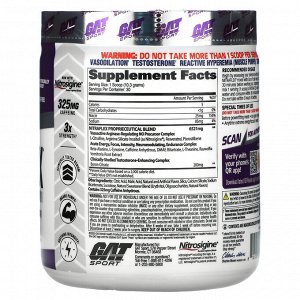 GAT, Sport, Nitraflex, виноград, 309 г (10,9 унции)