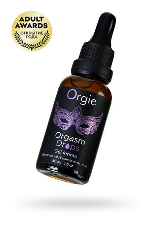 ИНТИМНЫЙ ГЕЛЬ ДЛЯ КЛИТОРА ORGIE ORGASM DROPS, С РАЗОГРЕВАЮЩИМ ЭФФЕКТОМ, 30 МЛ