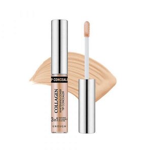 Enough Collagen Whitening Cover Tip Concealer 3in1 #02 Clear Beige Осветляющий коллагеновый консилер 5гр