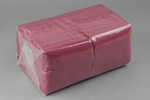 Салфетки 33х33см 200 л 2-х сл., бордо, (9 уп/кор)