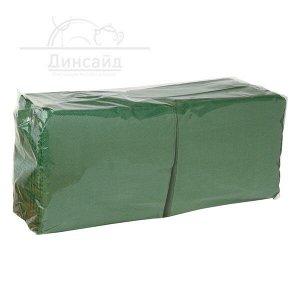 Салфетки 33х33см 200 л 2-х сл., зеленые, (9 уп/кор)