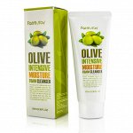 KR/ FarmStay Пенка для умывания Olive Intensive Moisture Foam Cleanser, 100мл