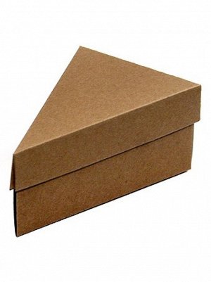 Коробка крафт эко 146/93 тортик 15 х 10 х 7 см крышка+дно