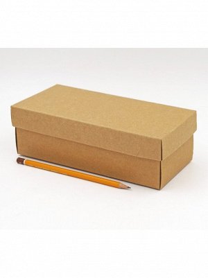 Коробка складная 22 х10,5 х7 см крафт 2 части HS-5-5