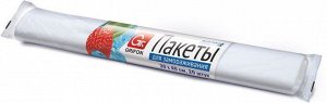Пакет для замораживания 30х40, 18мкр, 6л GRIFON, 1*20шт/рул. (100рул/кор) Арт. 101-053