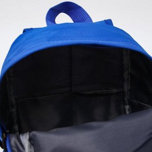 Рюкзак ЧП, L-103, 19*10*26, 2 отд на молн, 2 бок/карм, дыш спинка, яр синий