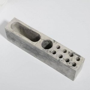 Органайзер для канцтоваров бетон «Возможность», 23 х 4,5 х 4 см