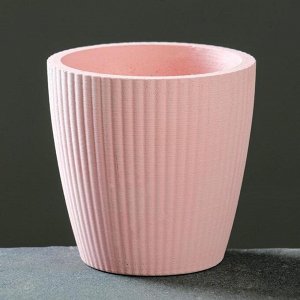 Кашпо «Красота», розовое, 9 х 8 см