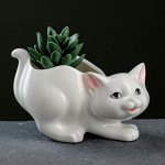 Горшок &quot;Кошка&quot; 15х7,5х10см
